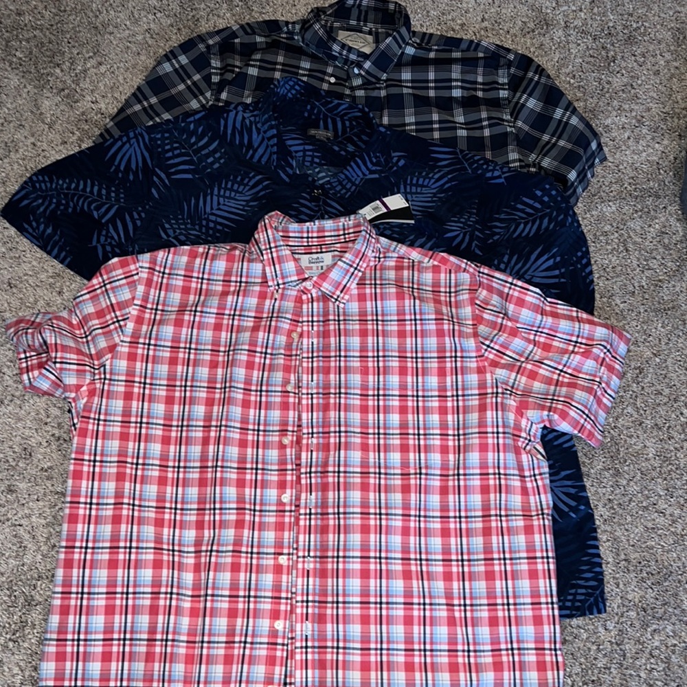 2XL button shirts used